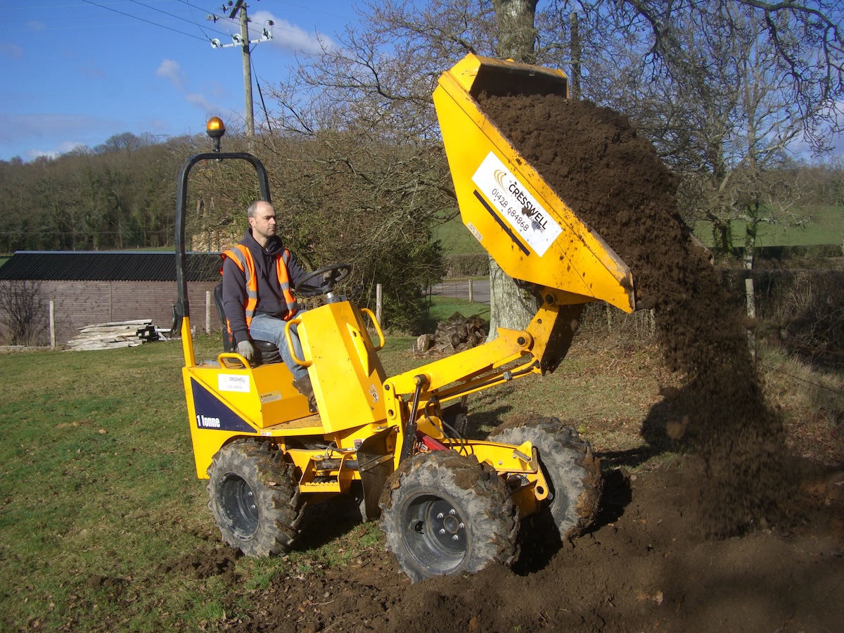 3t dumper loading